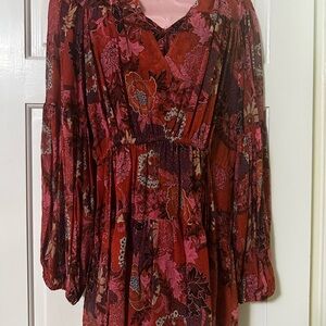 A.L.C. Floral Long Sleeve Dress